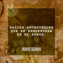 Cargar imagen en el visor de la galería, Tequila ARRIESGADO ANCESTRAL Añejo 100% Agave - 750ml Barrica Francesa 49% alc.