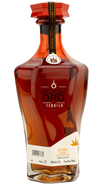 Tequila MUNDO DE ORO Añejo 100% Agave- 750ml