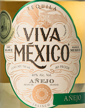 Cargar imagen en el visor de la galería, Tequila Viva México Añejo Ed Retro 100% Agave - 700ml