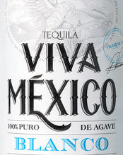 Cargar imagen en el visor de la galería, Tequila Viva México Blanco Ed Retro 100% Agave - 700ml