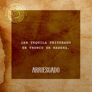 Tequila ARRIESGADO ANCESTRAL BLANCO 100% Agave - 750ml