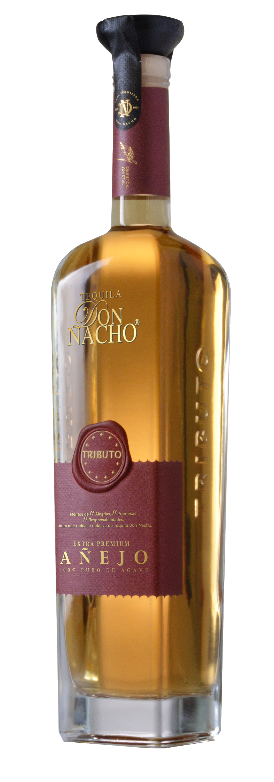 Tequila Don Nacho Tributo Añejo 100% Agave- 750ml