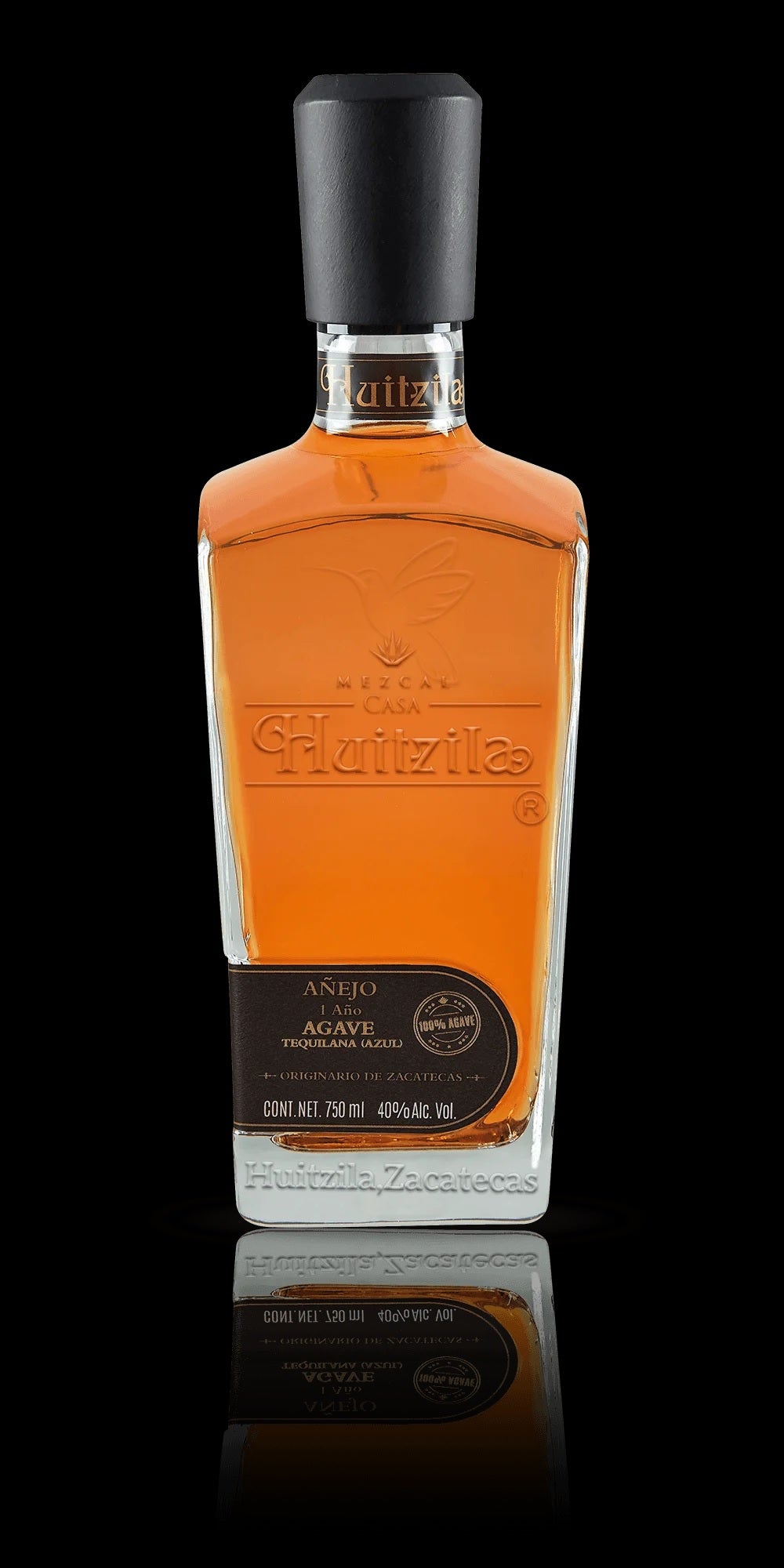 Mezcal HUITZILA añejo 100% Agave Agave Azul - 750ml