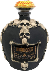 Tequila Insolente Añejo 100% Agave - 1000 ml Edición Cerámica Cráneo