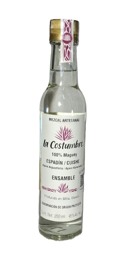 Mezcal La Costumbre Agave Ensamble Espadín-Cuishe  - 250ml
