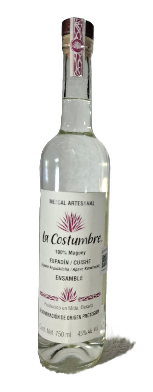 Mezcal La Costumbre Agave Ensamble Espadin-Cuishe  - 750ml
