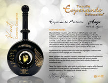 Cargar imagen en el visor de la galería, Tequila ESPERANTO Añejo Artistic 100% Agave - 750ml
