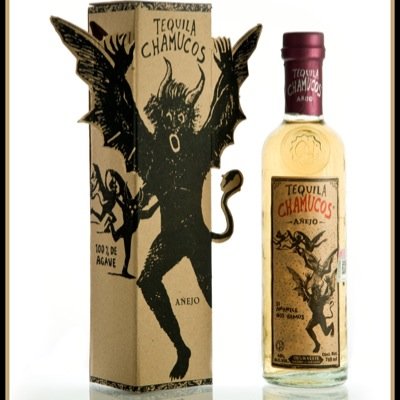 Tequila Chamucos Artesanal Añejo 100% Agave - 750ml