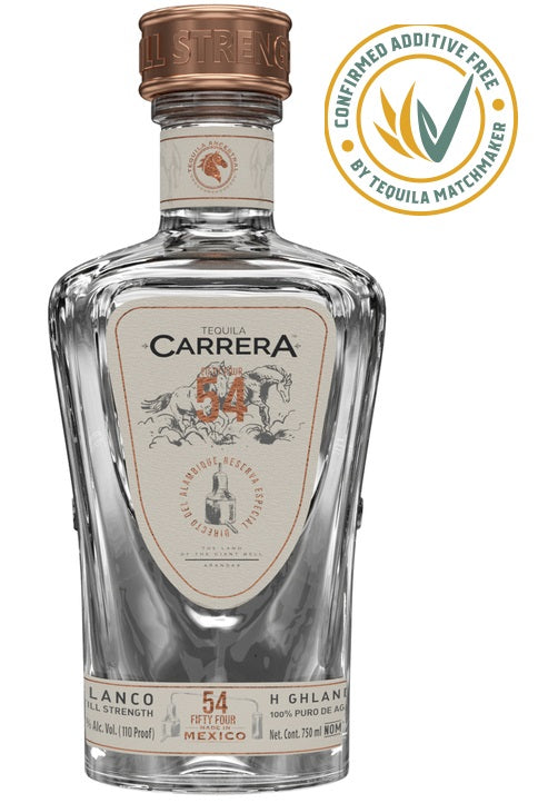 Tequila CARRERA Blanco Still Strength 100% Agave - 750ml DIRECTO DE ALAMBIQUE