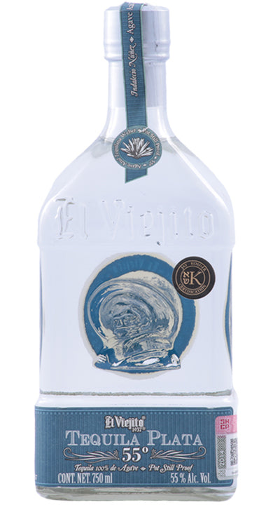 Tequila EL VIEJITO Plata 100% Agave - 750ml 55% alc. vol.