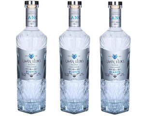 Tequila GRAN LUJO ORGÁNICO Blanco 100% Agave - 750ml ORGÁNICO (Pack con 3 botellas))