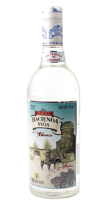 Tequila Hacienda Vieja blanco 100% Agave - 750ml