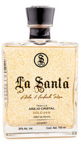 Cargar imagen en el visor de la galería, Tequila LA SANTA añejo Cristalino 100% Agave - 750ml GOLD 24 K
