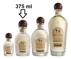 Tequila Siete Leguas Reposado 100% Agave - 375 ml
