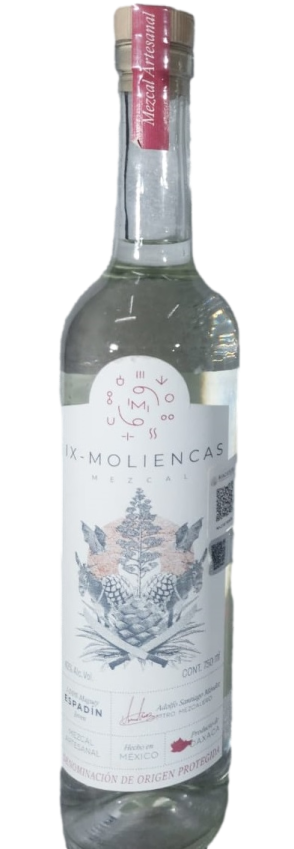 MEZCAL MOLIENCAS JOVEN 100% MAGUEY ESPADIN - 750ml 52% AL. VOL.