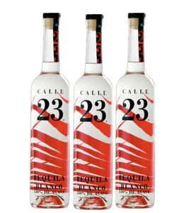 Tequila Calle 23 Blanco 100% Agave - 750ml Pack con 3 Botellas