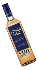 Tequila PUEBLO VIEJO Añejo 100% Agave- 700ml