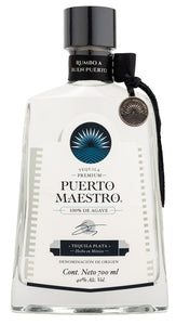 Tequila PUERTO MAESTRO Blanco 100% Agave - 750ml