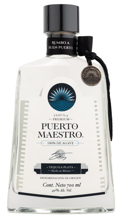 Tequila PUERTO MAESTRO Blanco 100% Agave - 750ml – El Búho Tequilas
