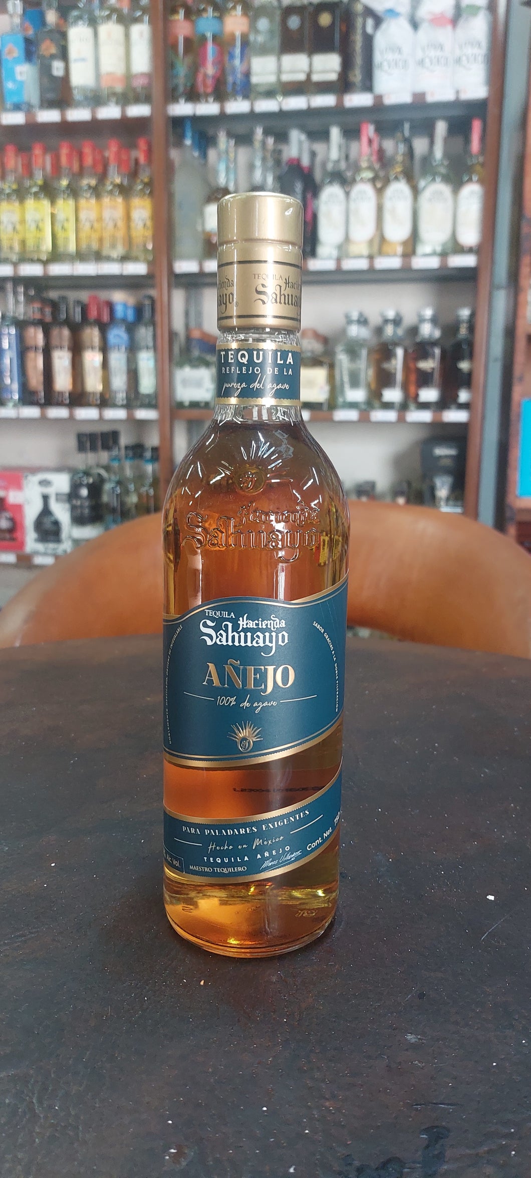 Tequila Hacienda Sahuayo añejo 750 ml 100% Agave