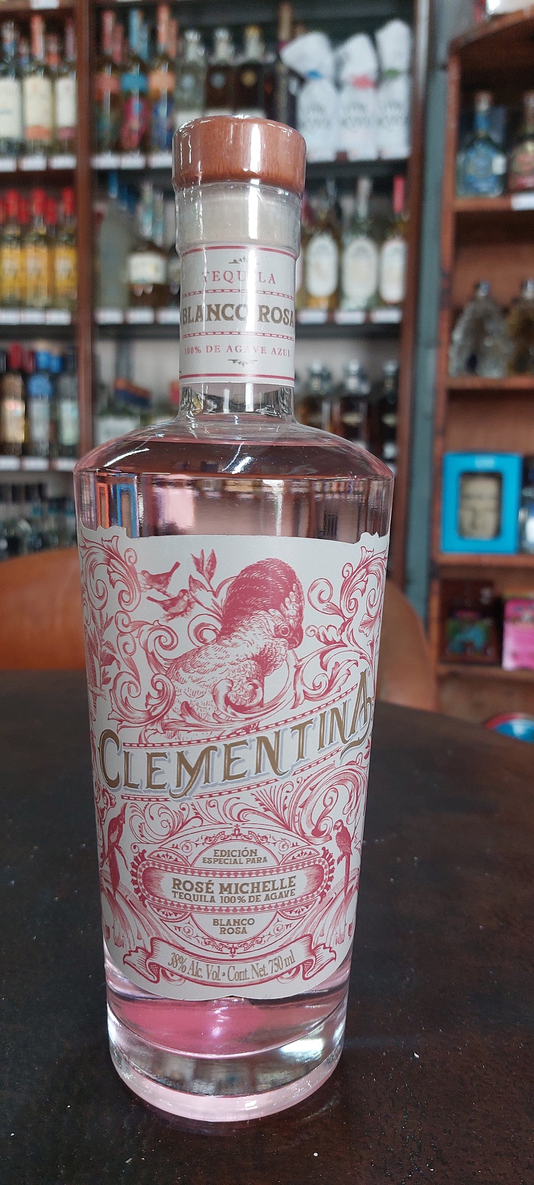 Tequila Clementina Blanco Rosa 750 ml 100% agave