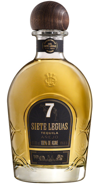 Tequila Siete Leguas Añejo 100% Agave - 700ml