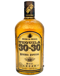 Tequila 30-30 Añejo 100% Agave - 750ml