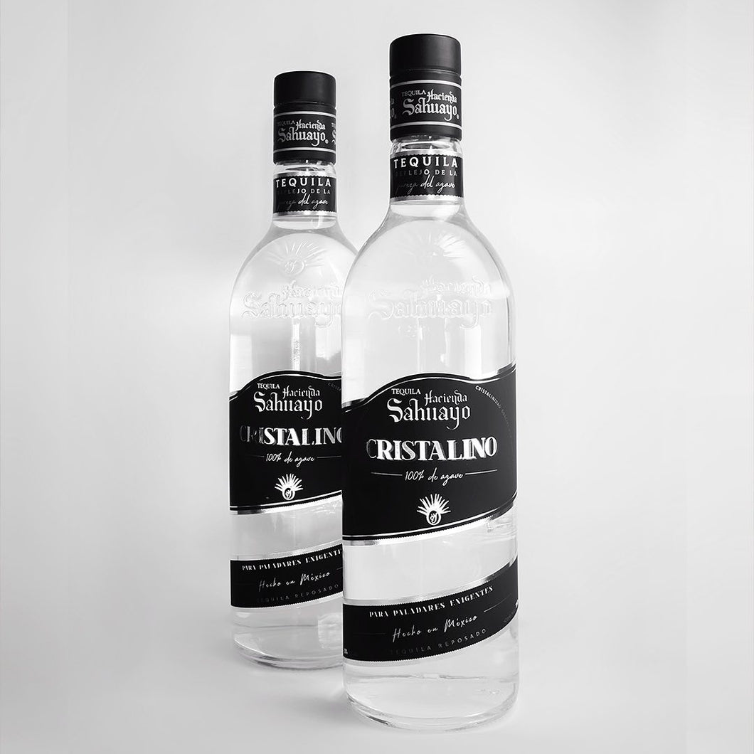 Tequila Hacienda Sahuayo Reposado Cristalino 750 ml 100% Agave