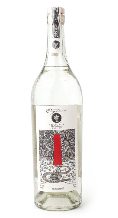 Tequila 1 2 3 Blanco 100% Agave - 750ml