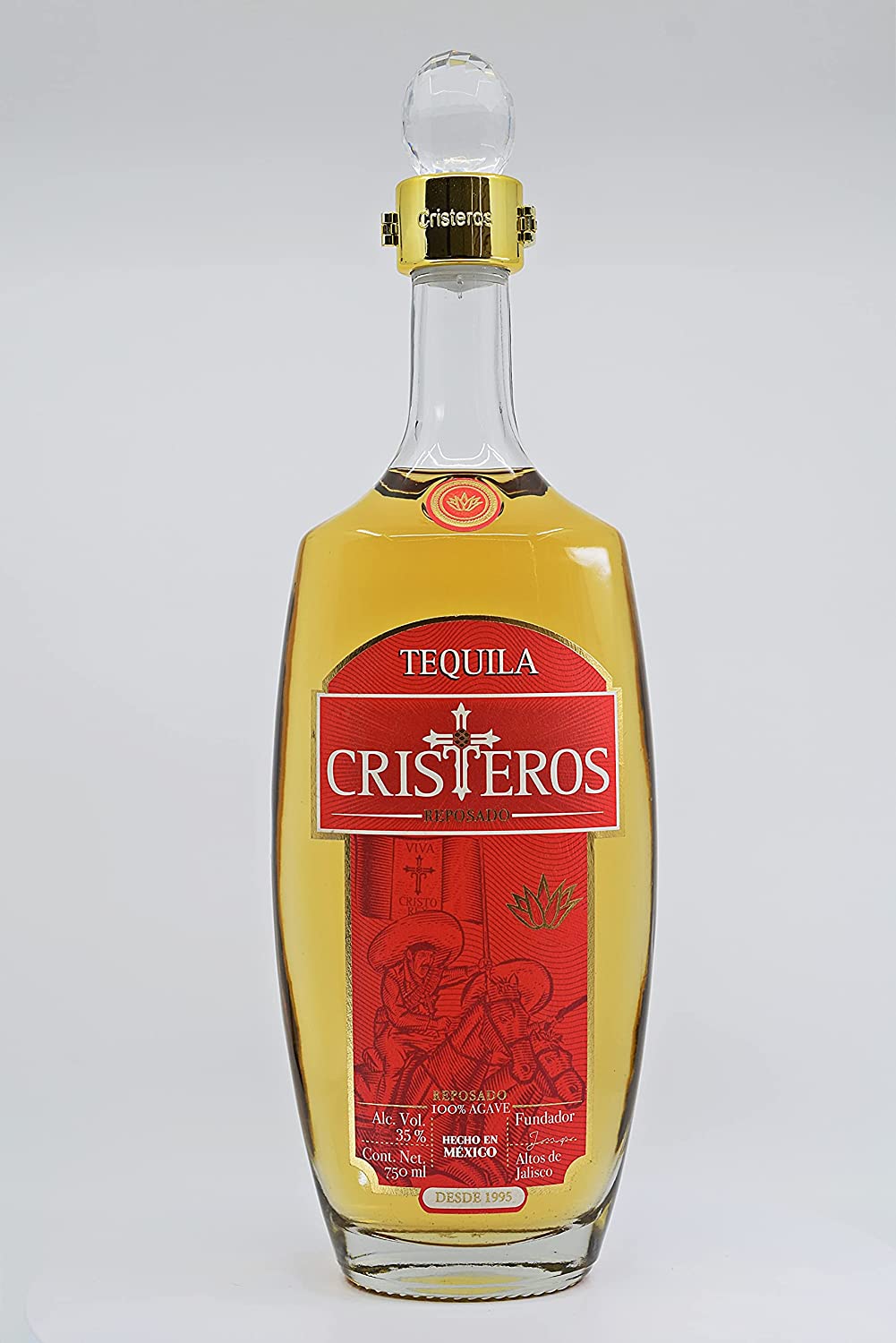 Tequila Cristeros Reposado 100% Agave - 750ml