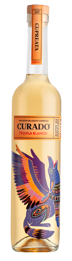 Curado Tequila Blanco con Infusión de Agave Cupreata Cocido