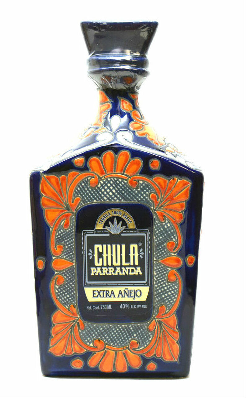 Tequila Chula Parranda Extra Añejo (Edición Cerámica Azul) 100% Agave - 750ml