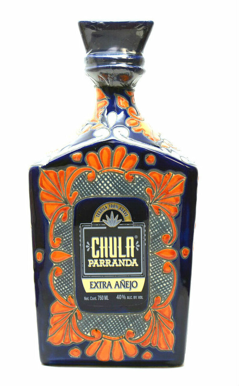 Tequila Chula Parranda Extra Añejo (Edición Cerámica Azul) 100% Agave - 750ml