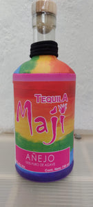 Tequila Maji Añejo 100% Agave - 750ml FORRADA