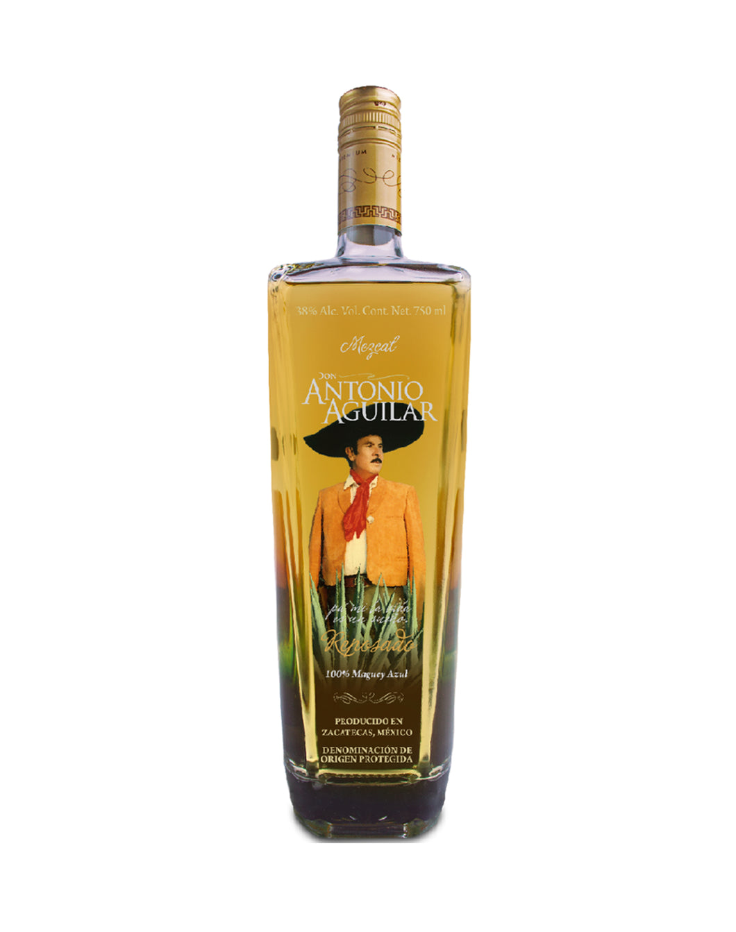 Mezcal Antonio Aguilar reposado 100% Agave - 750ml
