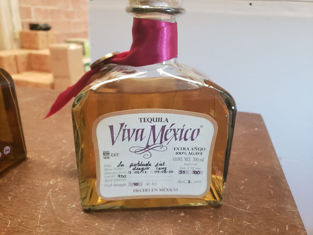 Tequila Viva México Extra Añejo 100% Agave - 750ml