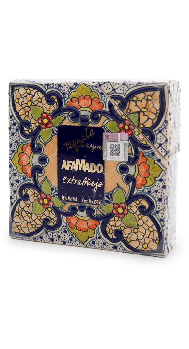 Tequila Afamado Extra Añejo (Edicion Ceramica Cuadrada) 100% Agave - 750ml