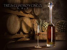 Cargar imagen en el visor de la galería, Tequila Tres Cuatro Cinco  3 4 5 Extra  Añejo 100% Agave - 750ml
