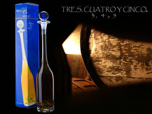 Tequila Tres Cuatro Cinco  3 4 5 Extra  Añejo 100% Agave - 750ml