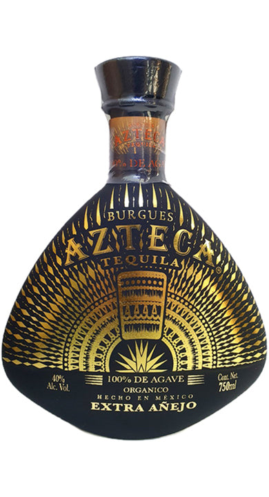 Tequila Burgues Azteca Extra Añejo 100% Agave Orgánico - 750ml