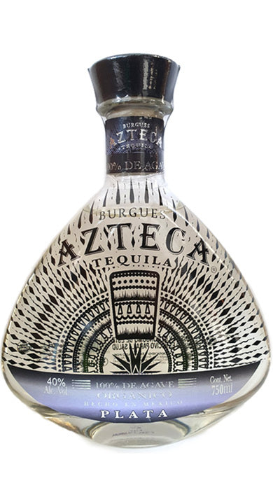 Tequila Burgues Azteca Plata 100% Agave Orgánico 750ml