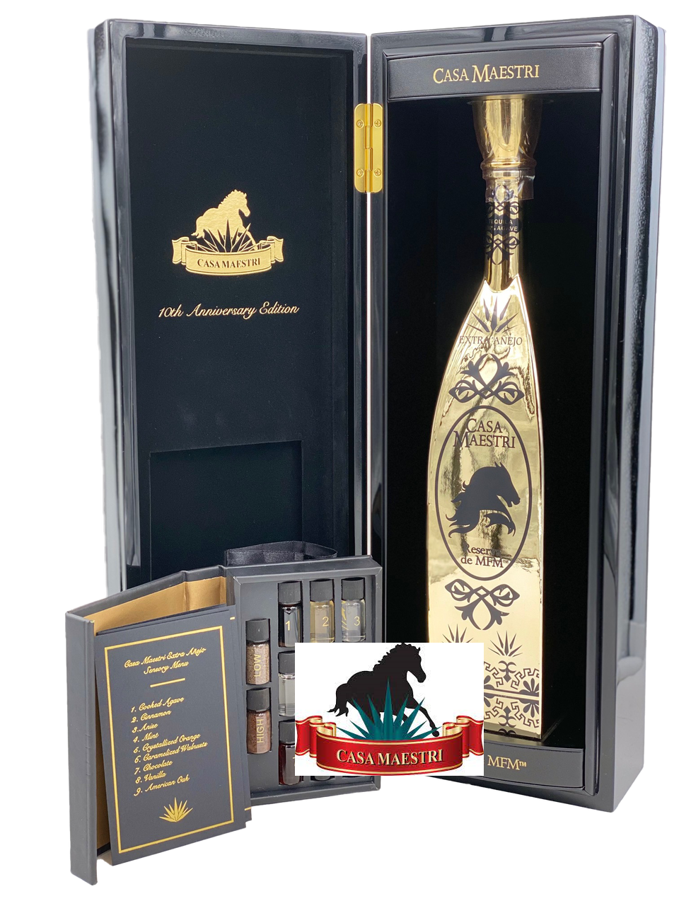 Tequila Casa Maestri Reserva MFM EXTRA AÑEJO 7050 ml 100% Agave - 750ml kit de aromas