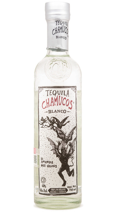 Tequila Chamucos Artesanal Blanco 100% Agave - 750ml