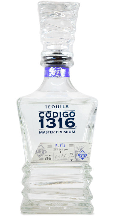 Tequila Codigo 1316 Blanco 100% Agave - 750ml