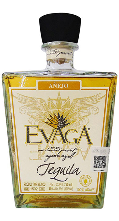 Tequila Evaga Añejo 100% Agave - 750ml