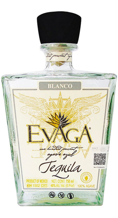 Tequila Evaga Blanco 100% Agave - 750ml