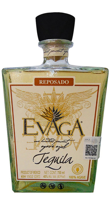 Tequila Evaga Reposado 100% Agave - 750ml