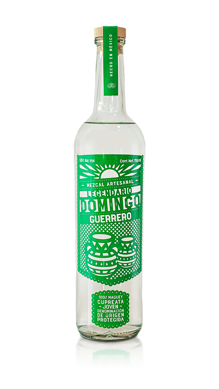 Mezcal LEGENDARIO DOMINGO 100% agave Cupreata GUERRERO 750 ml