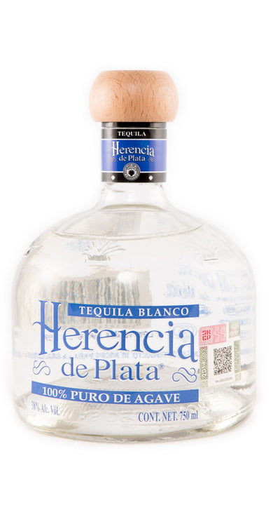 Tequila Herencia de Plata Blanco 100% Agave - 750ml