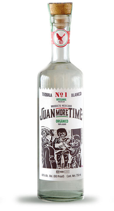 Tequila Juan More Time Blanco Orgánico 100% Agave - 750ml